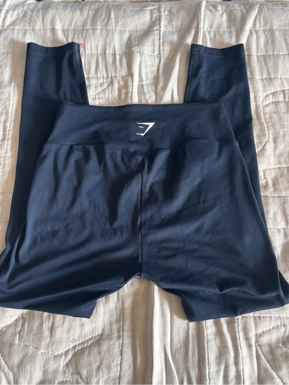 Gym Shark Navy Blue Women’s Leggings Medium Yoga Sports Activewear Body Fit. - Picture 3 of 5